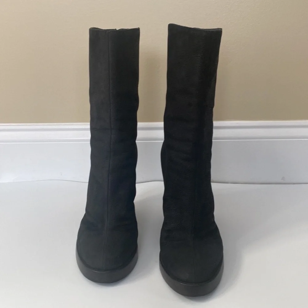 Haider Ackermann Lissee Heeled Leather Boots Size EU 38/US 7